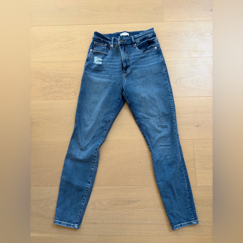 Good American “Good Waist” Women's Skinny Jeans, Size 8, Excellent condition